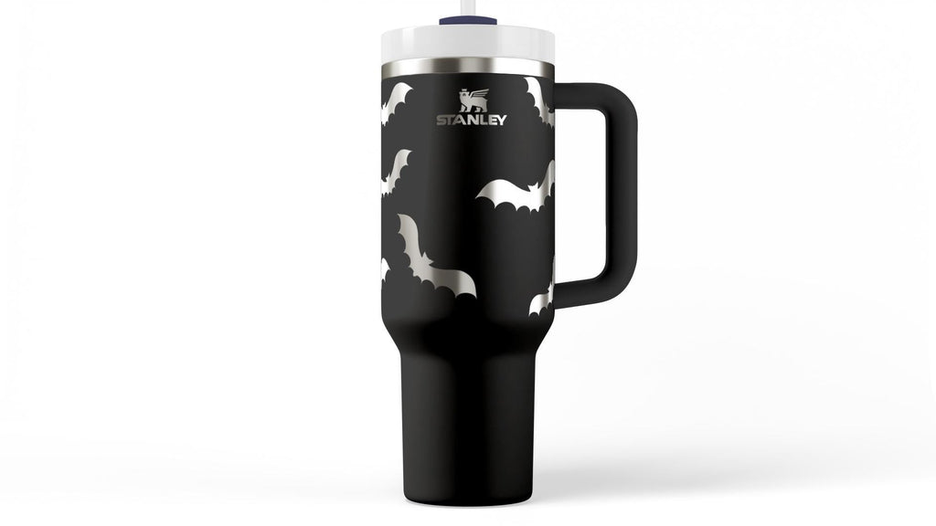 Bats Cute Horror Stanley Engraved Tumbler