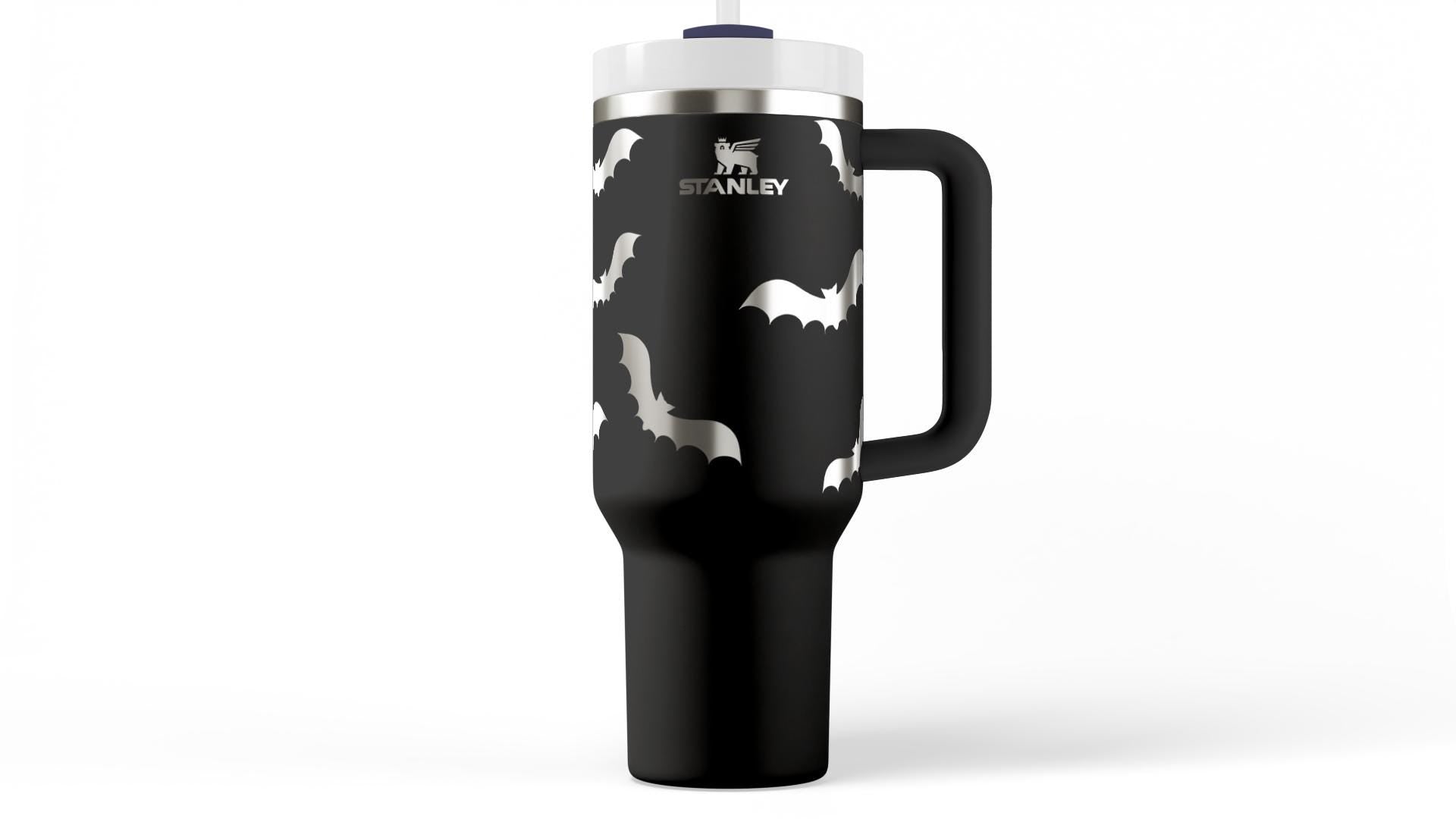 Bats Cute Horror Stanley Engraved Tumbler