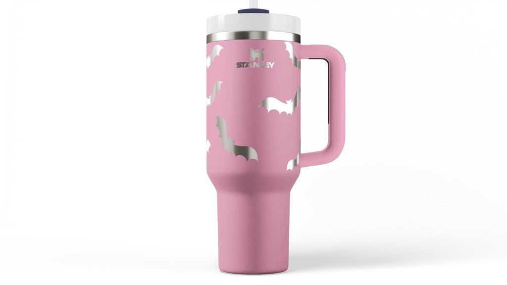 Bats Cute Horror Stanley Engraved Tumbler