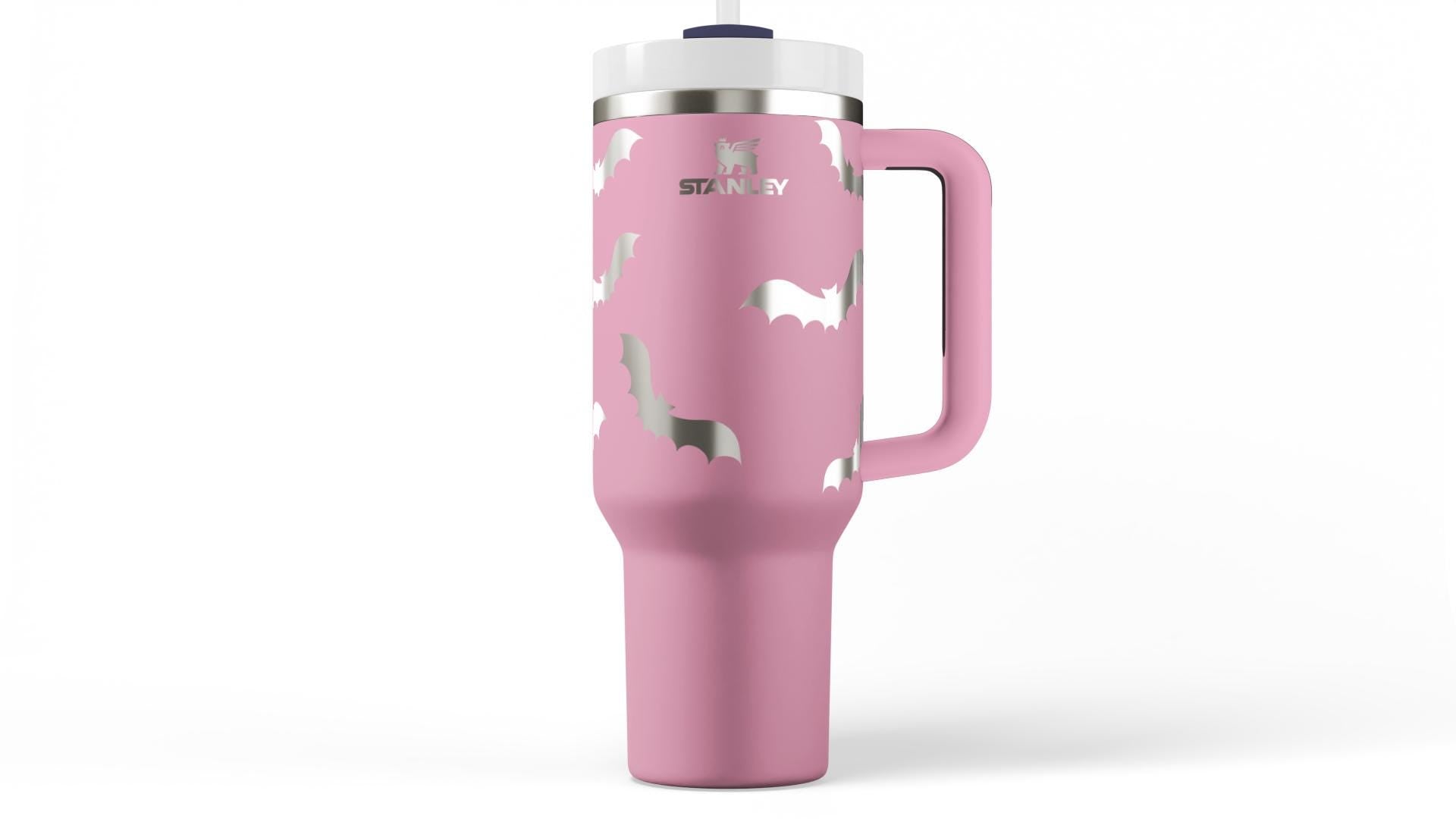 Bats Cute Horror Stanley Engraved Tumbler