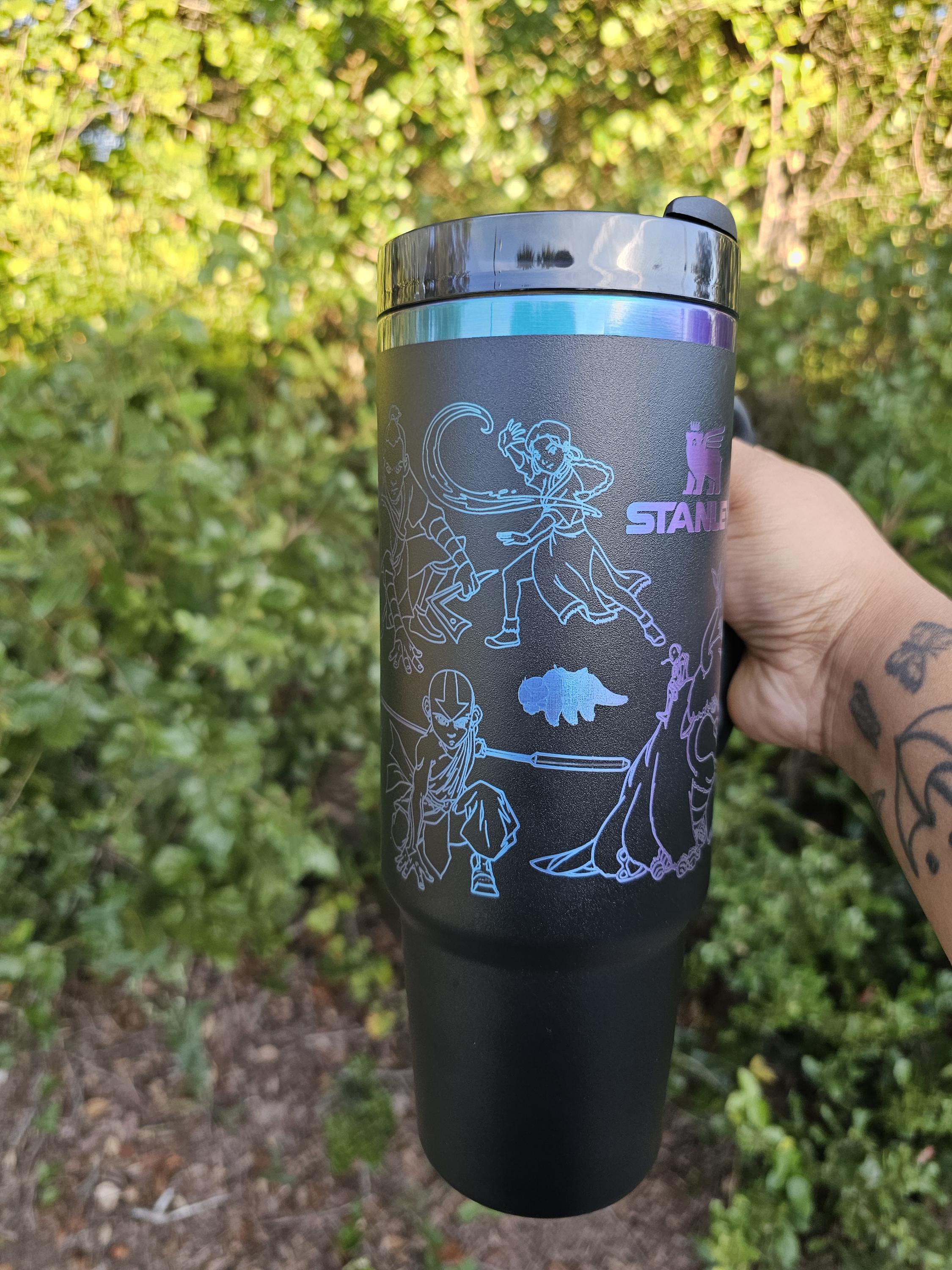 Avatar Laser Engraved Stanley Tumbler
