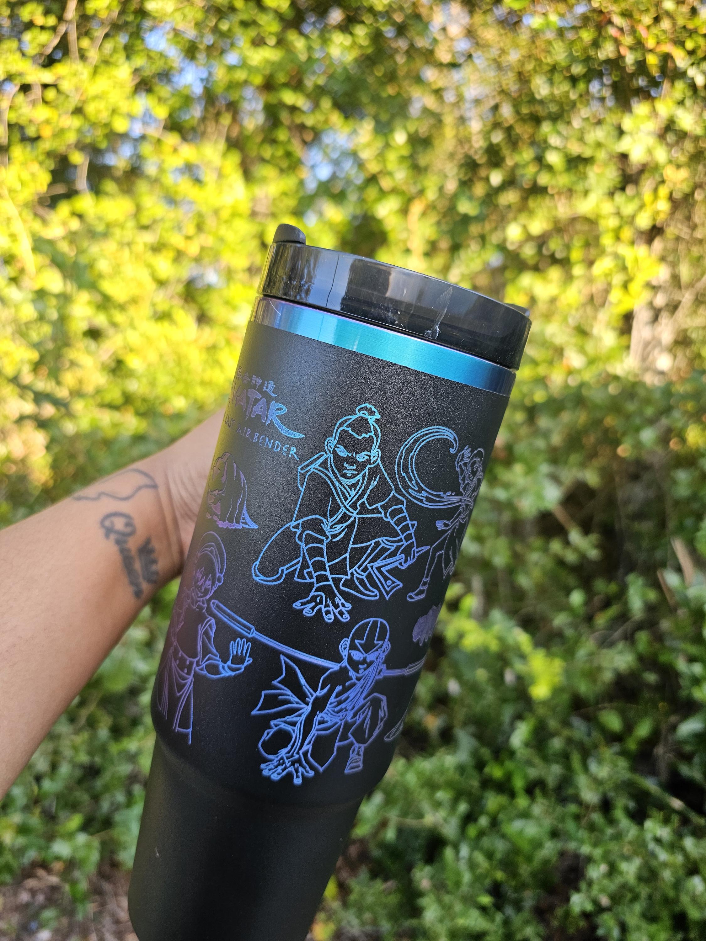 Avatar Laser Engraved Stanley Tumbler