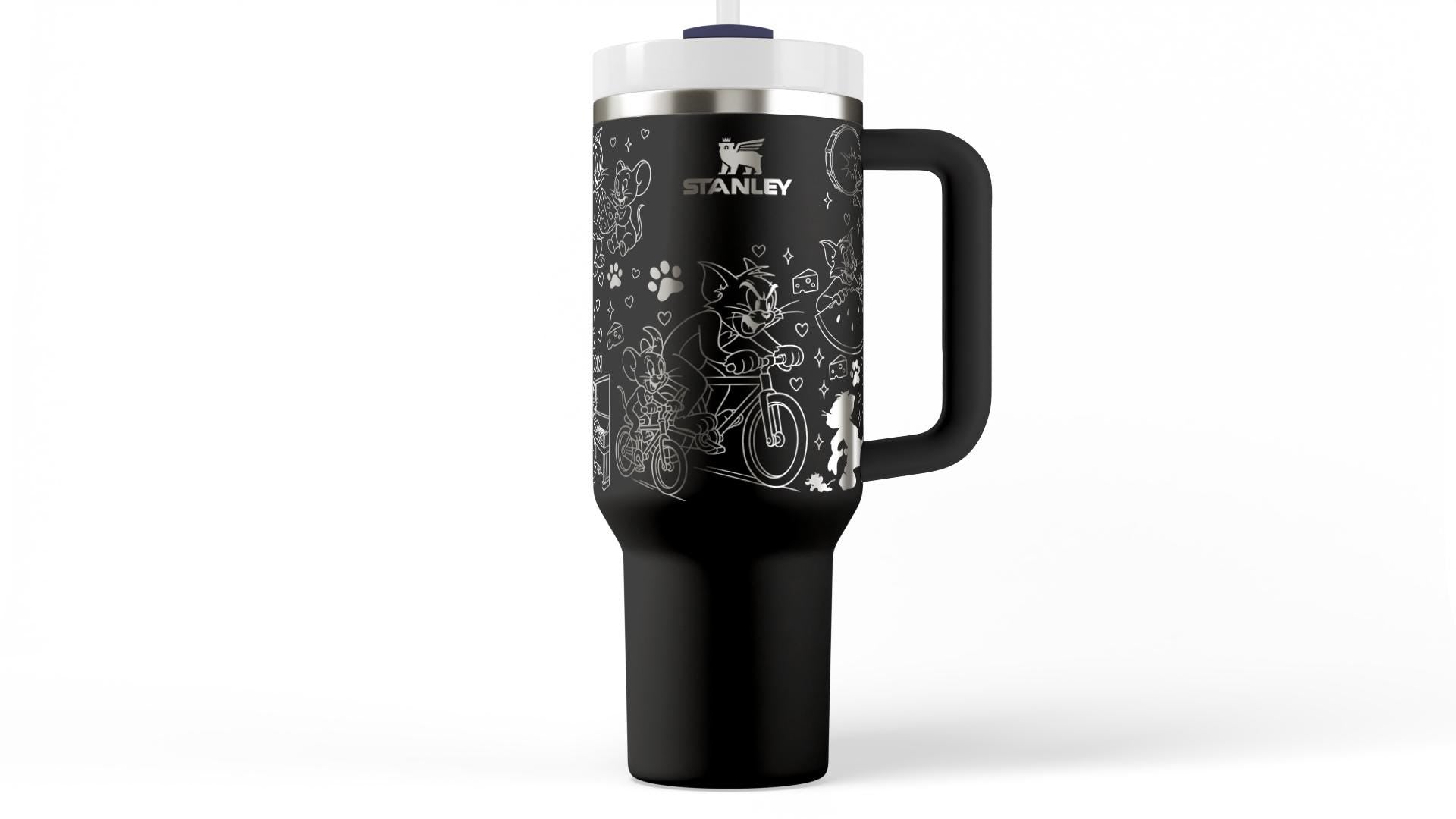 Friend Enemy Pets Laser Engraved Stanley Tumbler