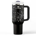 Pumpkin Flowers Laser Engraved Stanley Tumbler