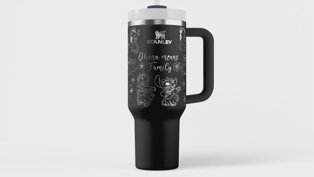 Hawaiian Pet Laser Engraved Stanley Tumbler