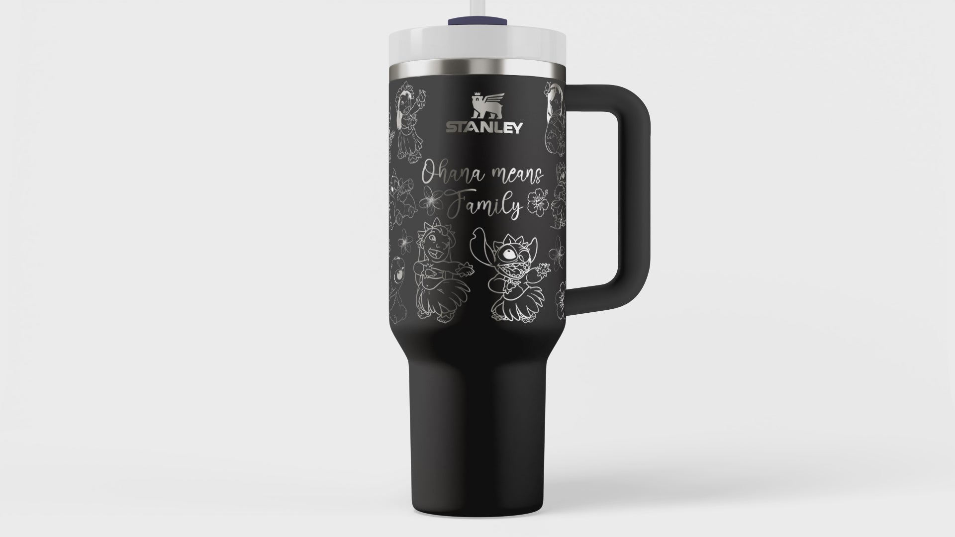 Hawaiian Pet Laser Engraved Stanley Tumbler