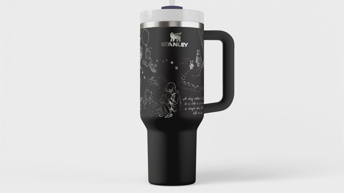 Retro Honey Bear Laser Engraved Stanley Tumbler