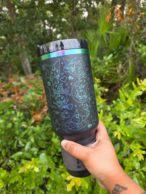 Bunny Laser Engraved Stanley Tumbler