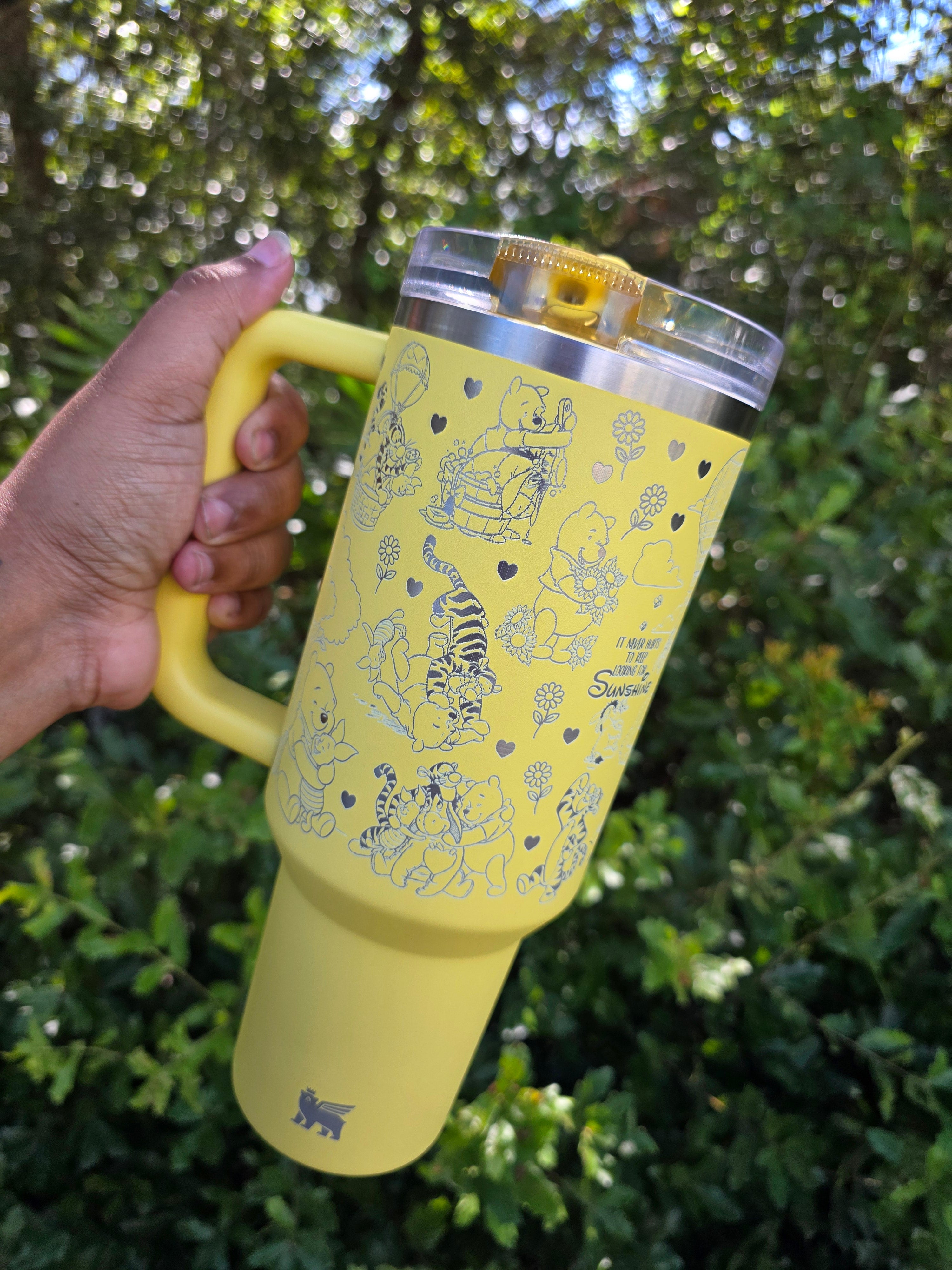 Silly Bear Laser Engraved Stanley Tumbler