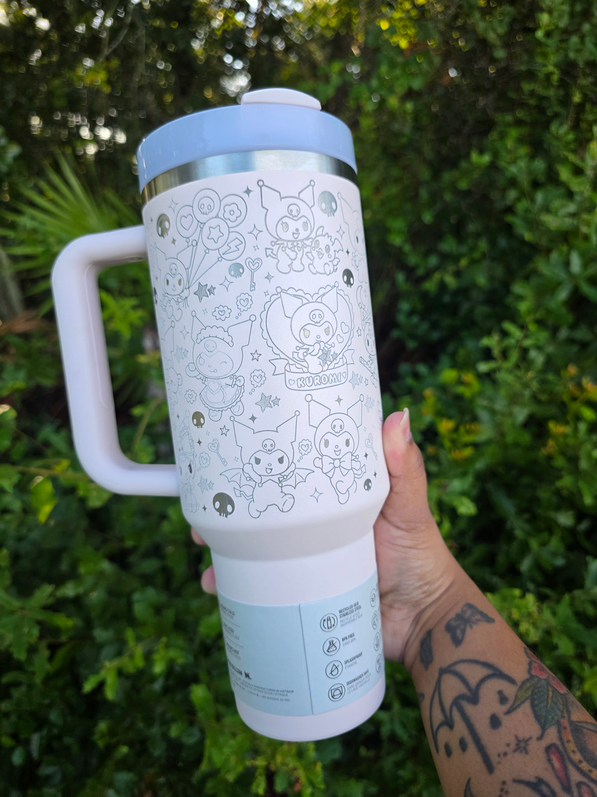 Bunny Laser Engraved Stanley Tumbler
