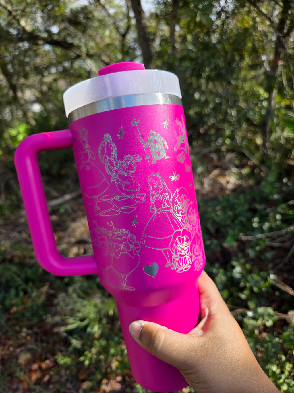 Wonderland Stanley Engraved Tumbler