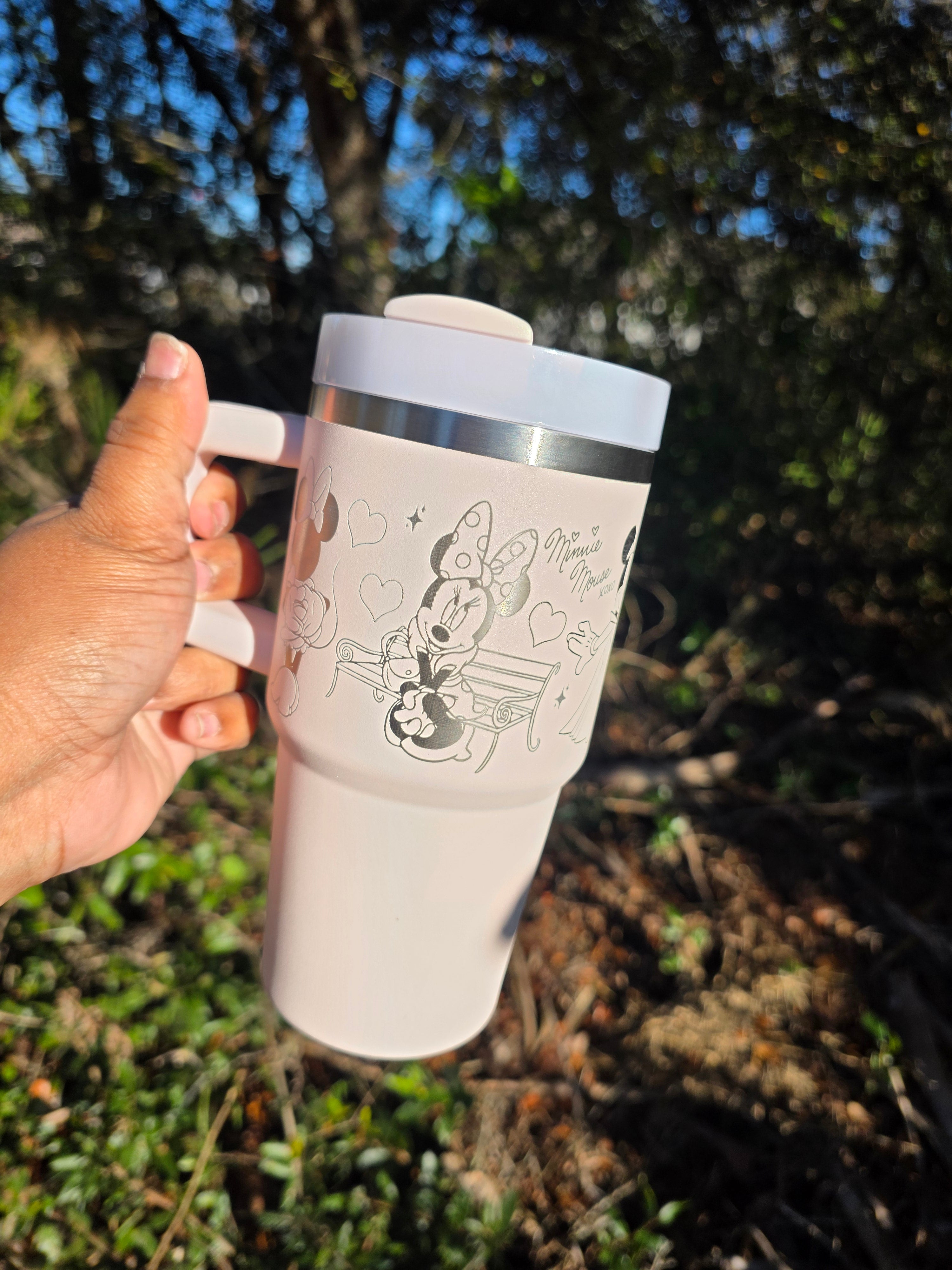 Girl Mouse Children Laser Engraved Stanley Tumbler