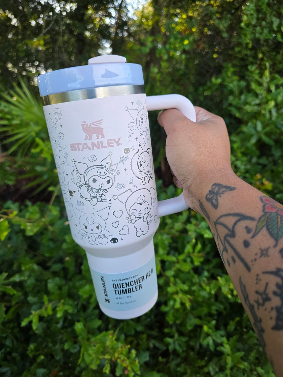 Bunny Laser Engraved Stanley Tumbler