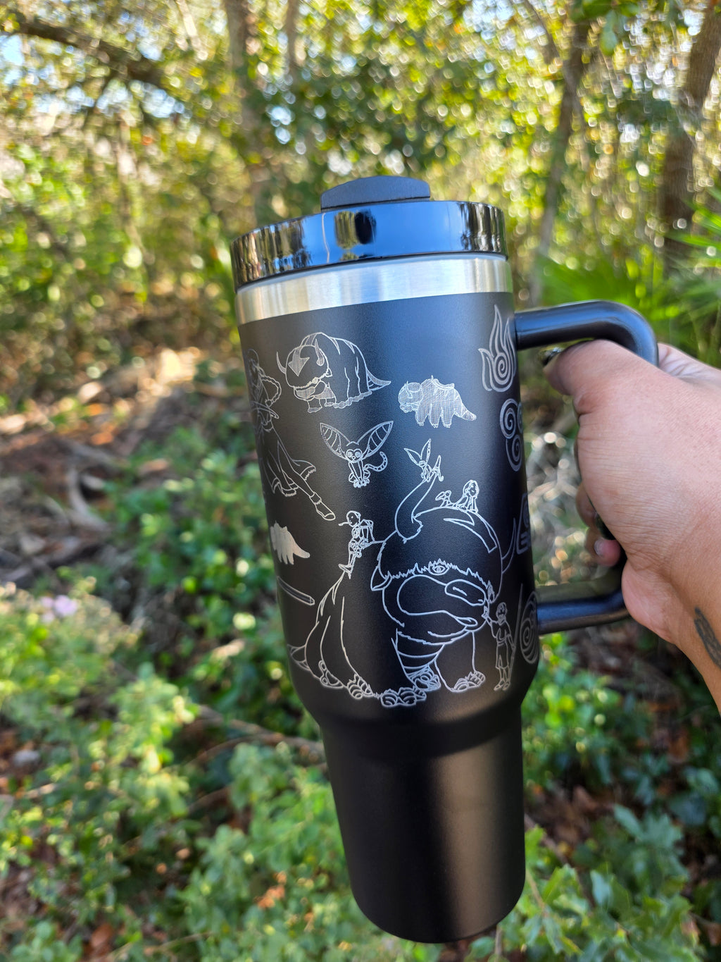 Avatar Laser Engraved Stanley Tumbler