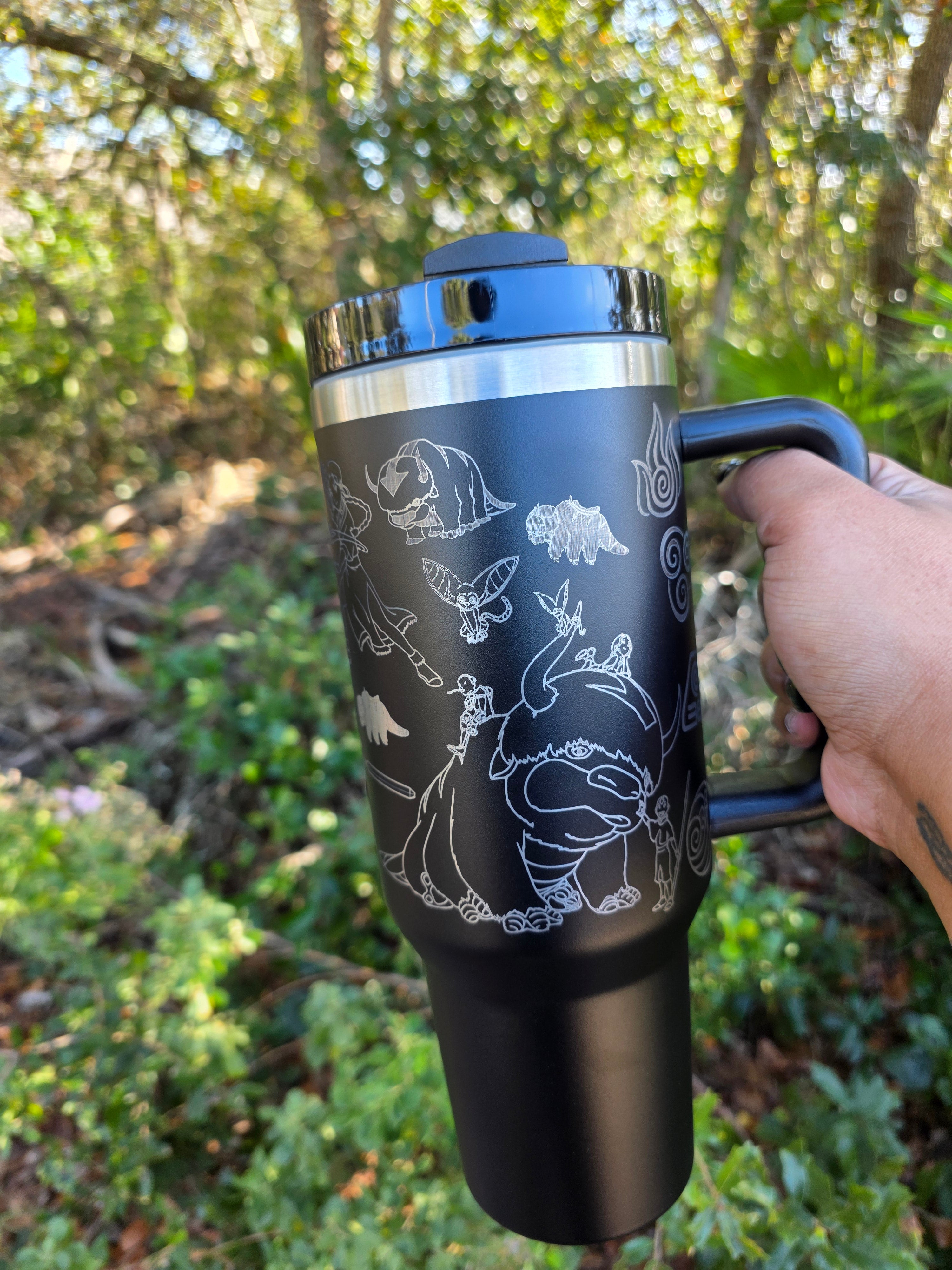 Avatar Laser Engraved Stanley Tumbler