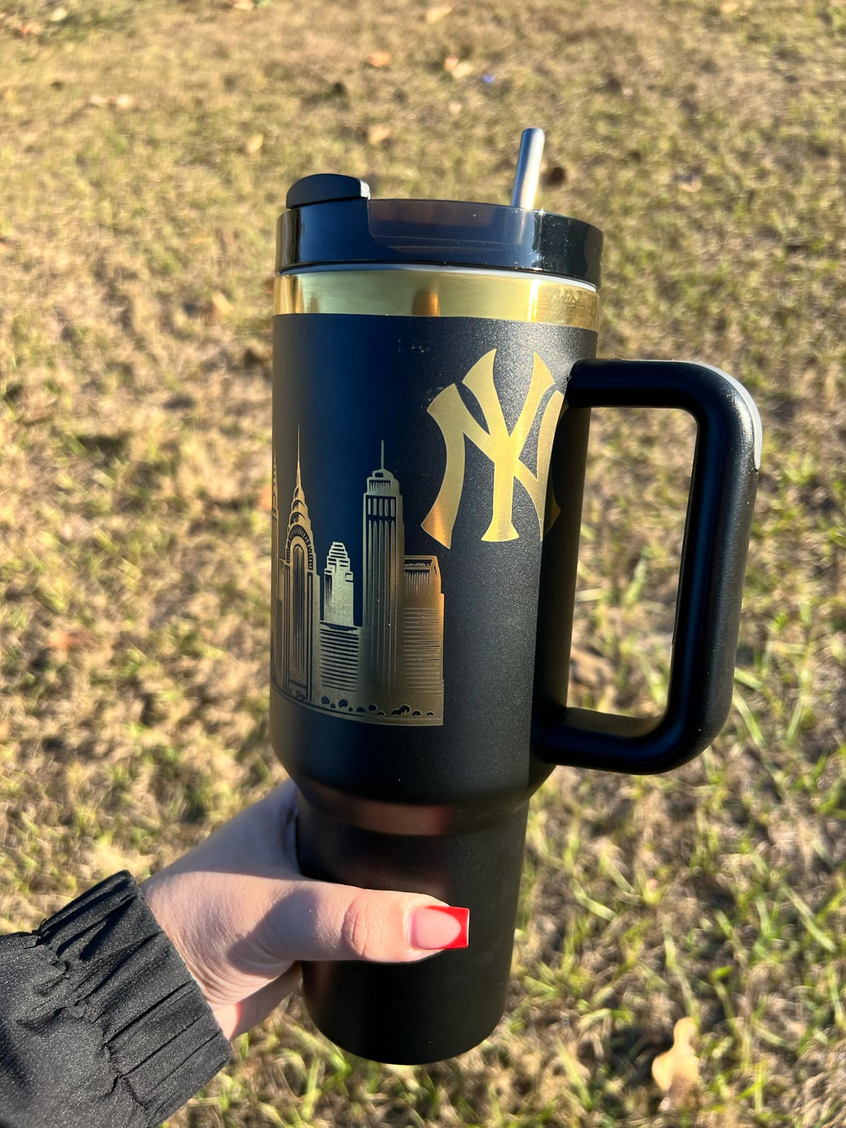 NY Laser Engraved Stanley Tumbler