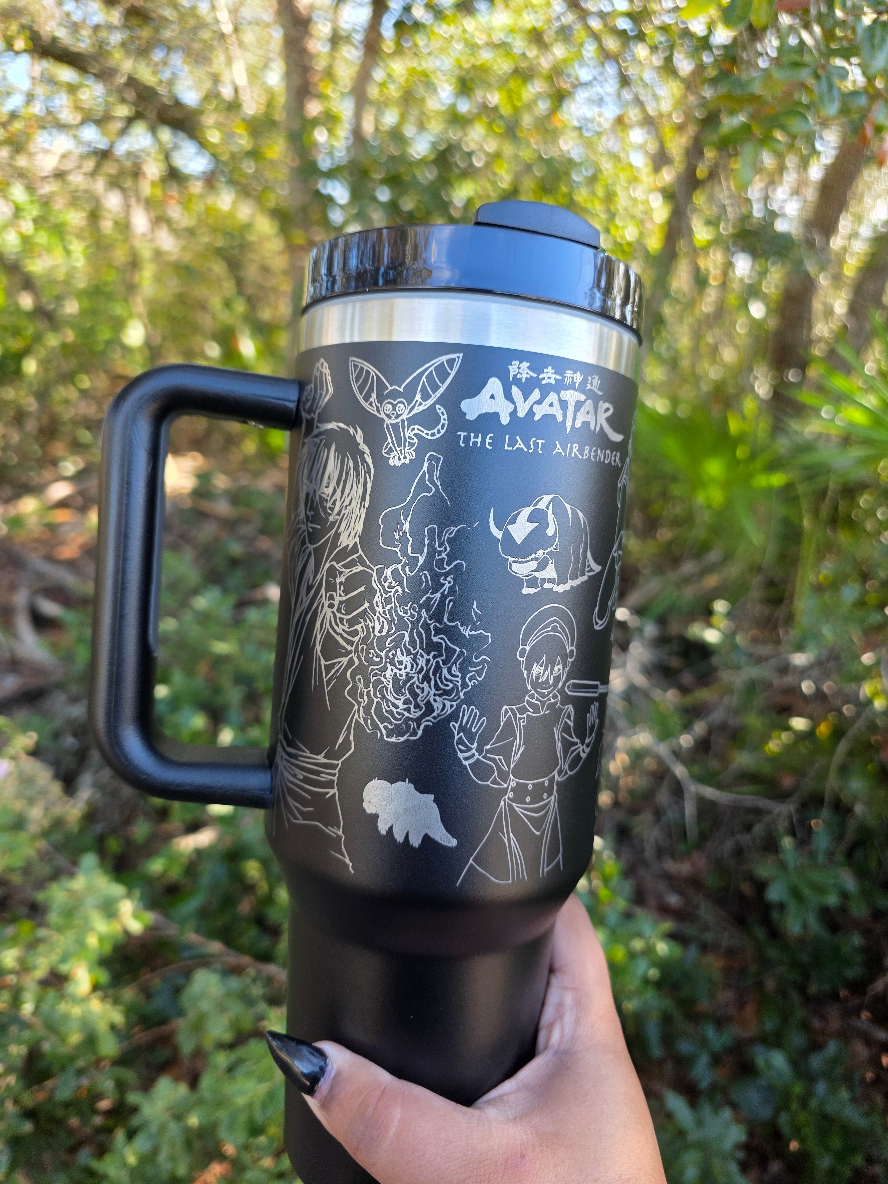 Avatar Laser Engraved Stanley Tumbler