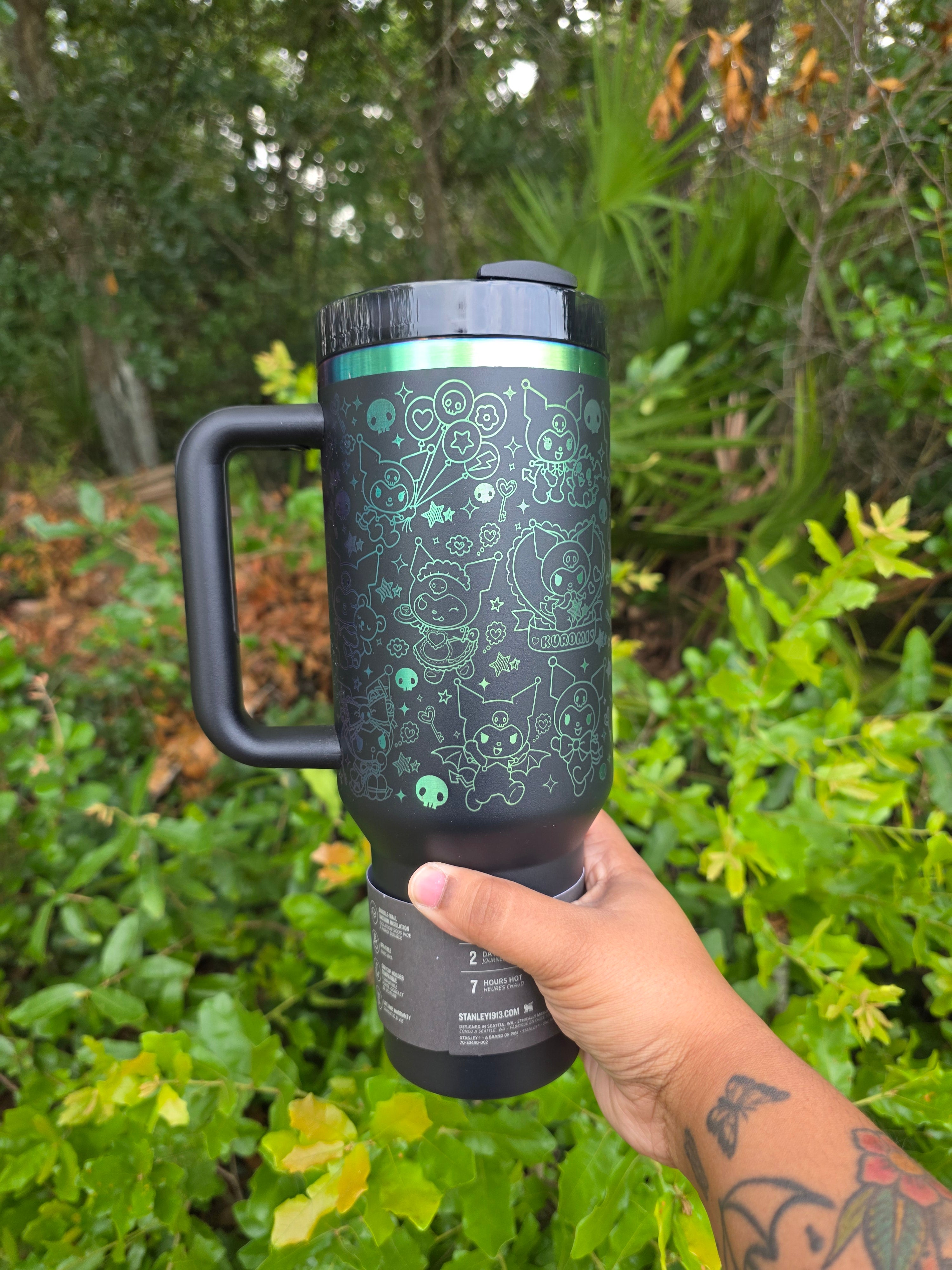 Bunny Laser Engraved Stanley Tumbler