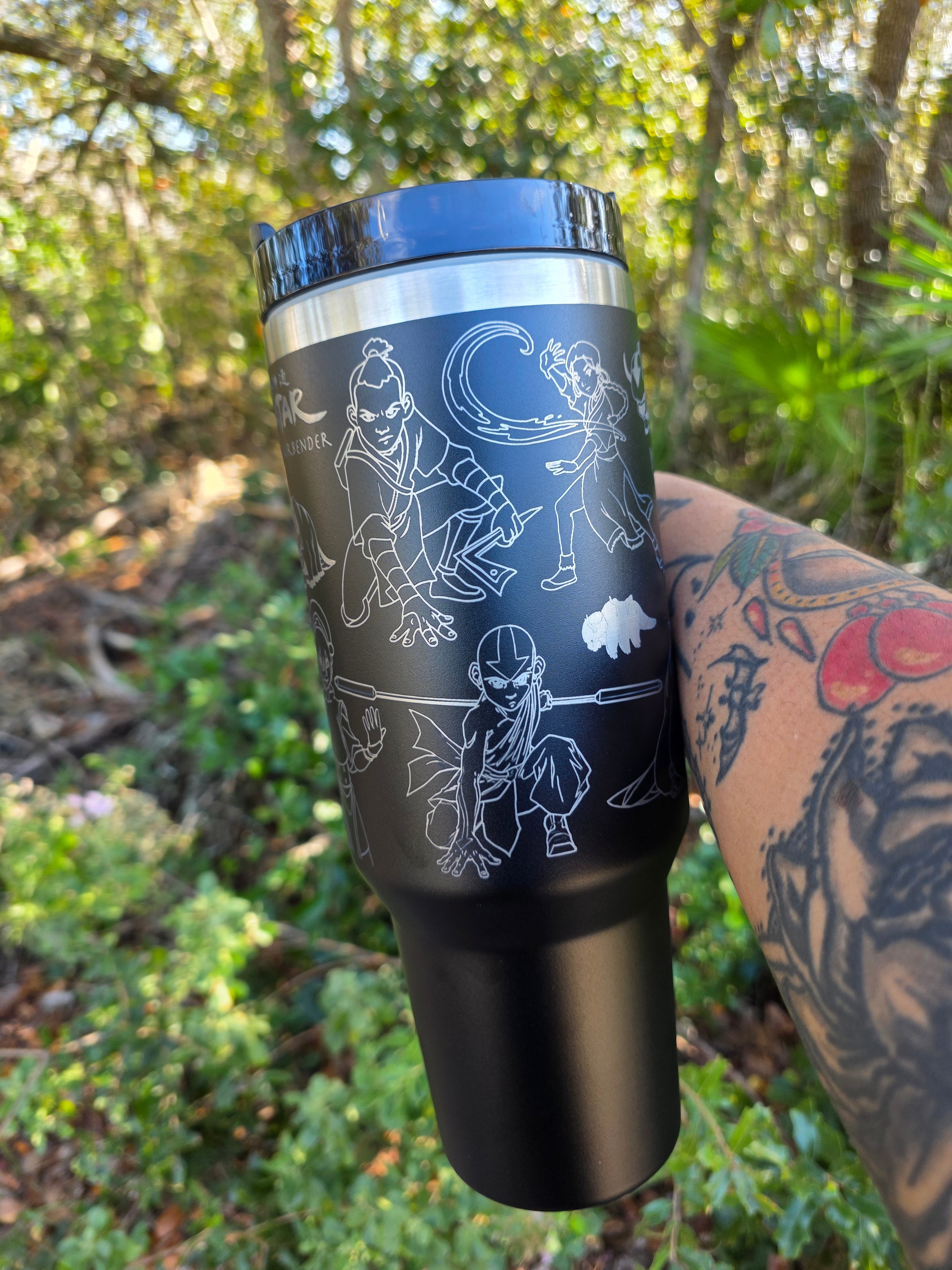 Avatar Laser Engraved Stanley Tumbler