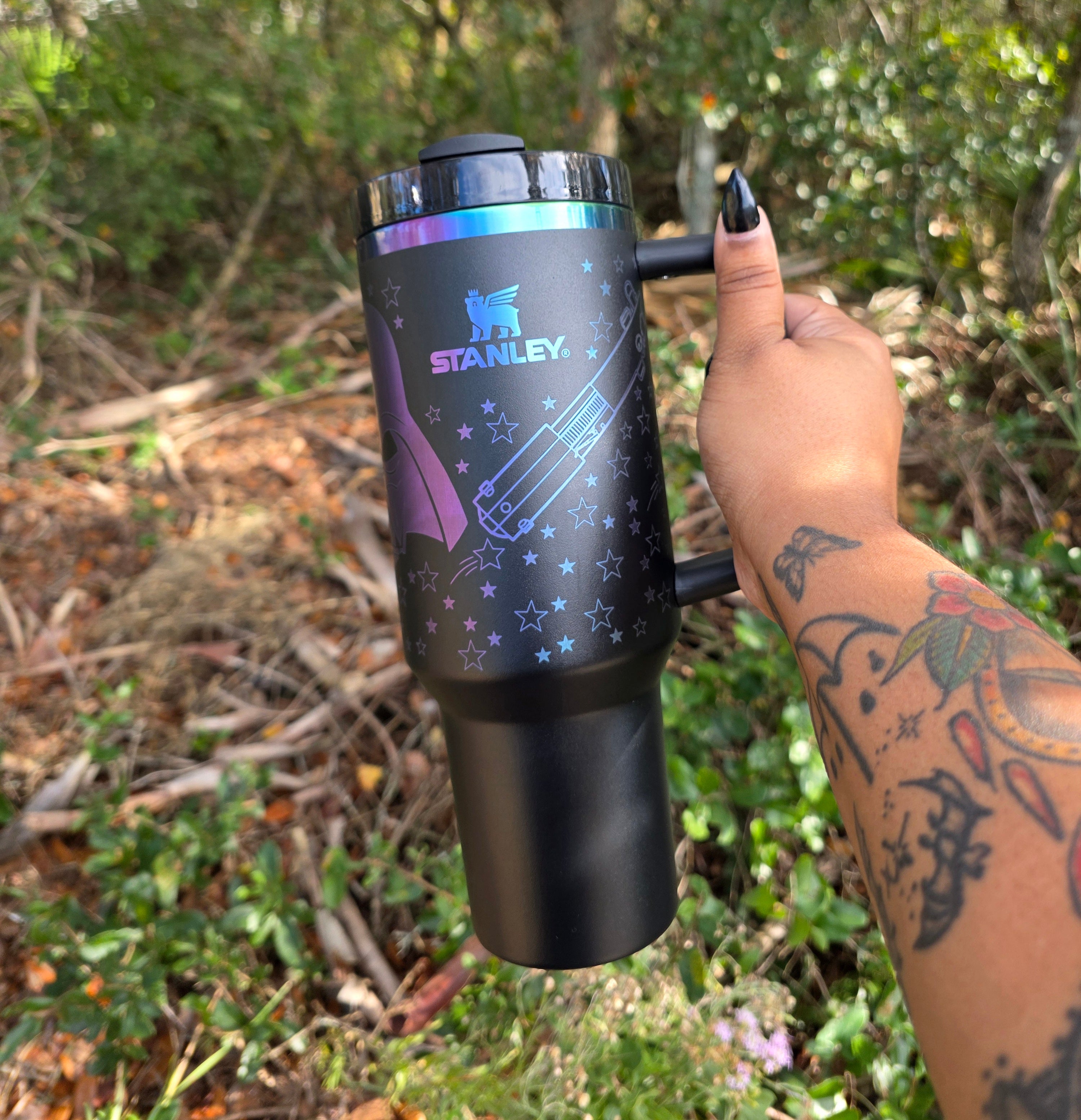 War of the Stars Laser Engraved Stanley Tumbler