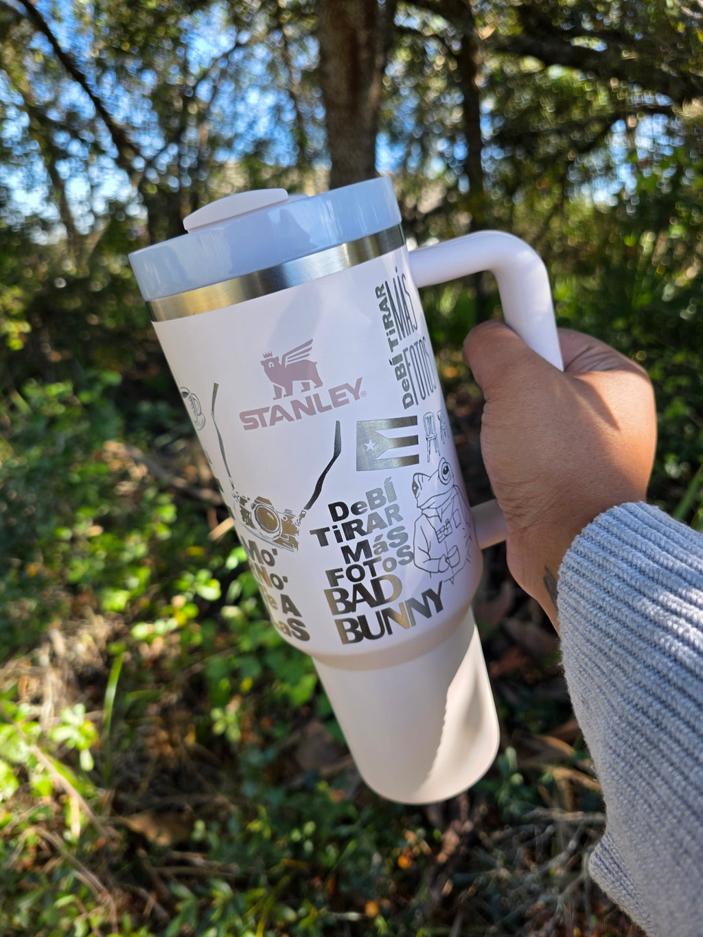Bunny Laser Engraved Stanley Tumbler