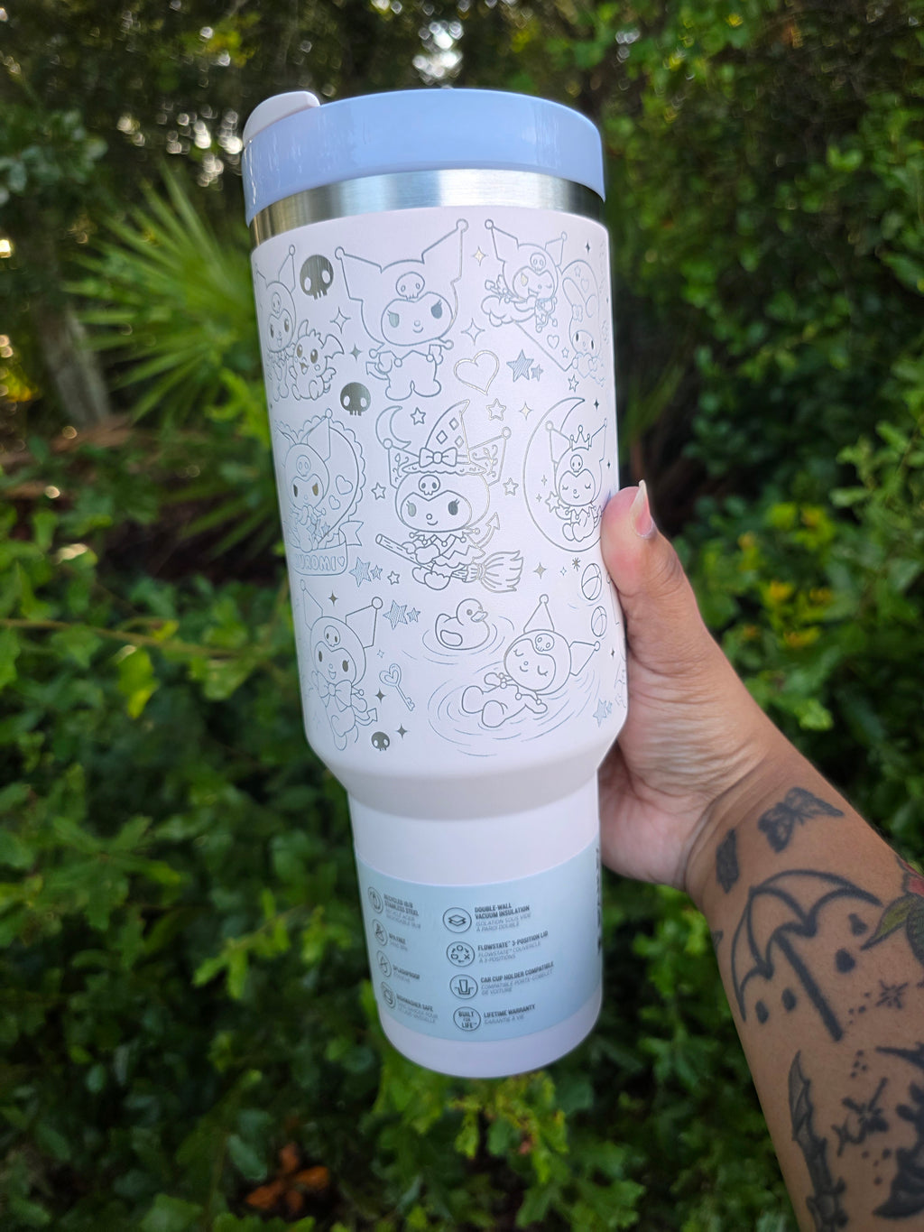 Bunny Laser Engraved Stanley Tumbler