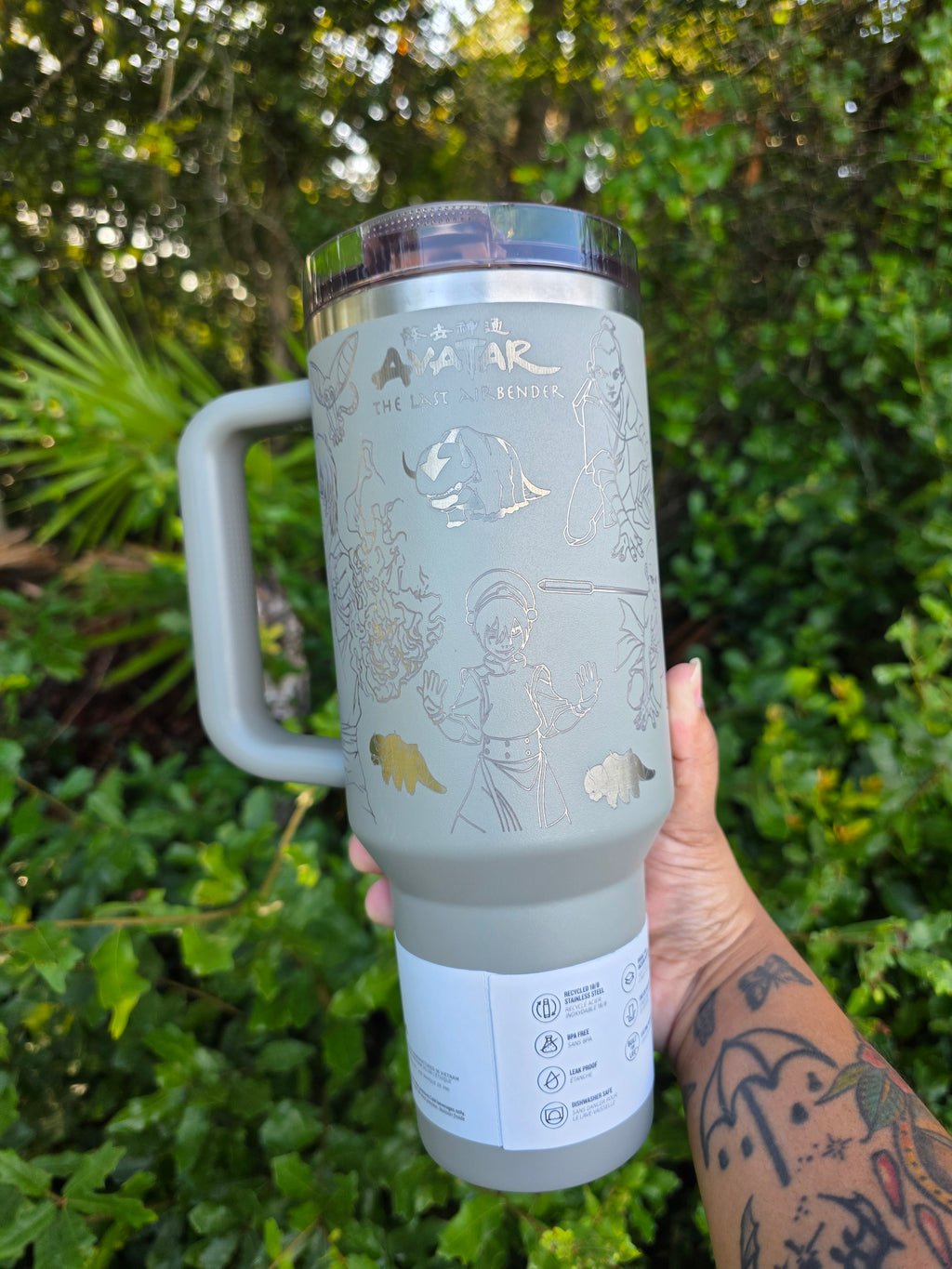 Avatar Laser Engraved Stanley Tumbler