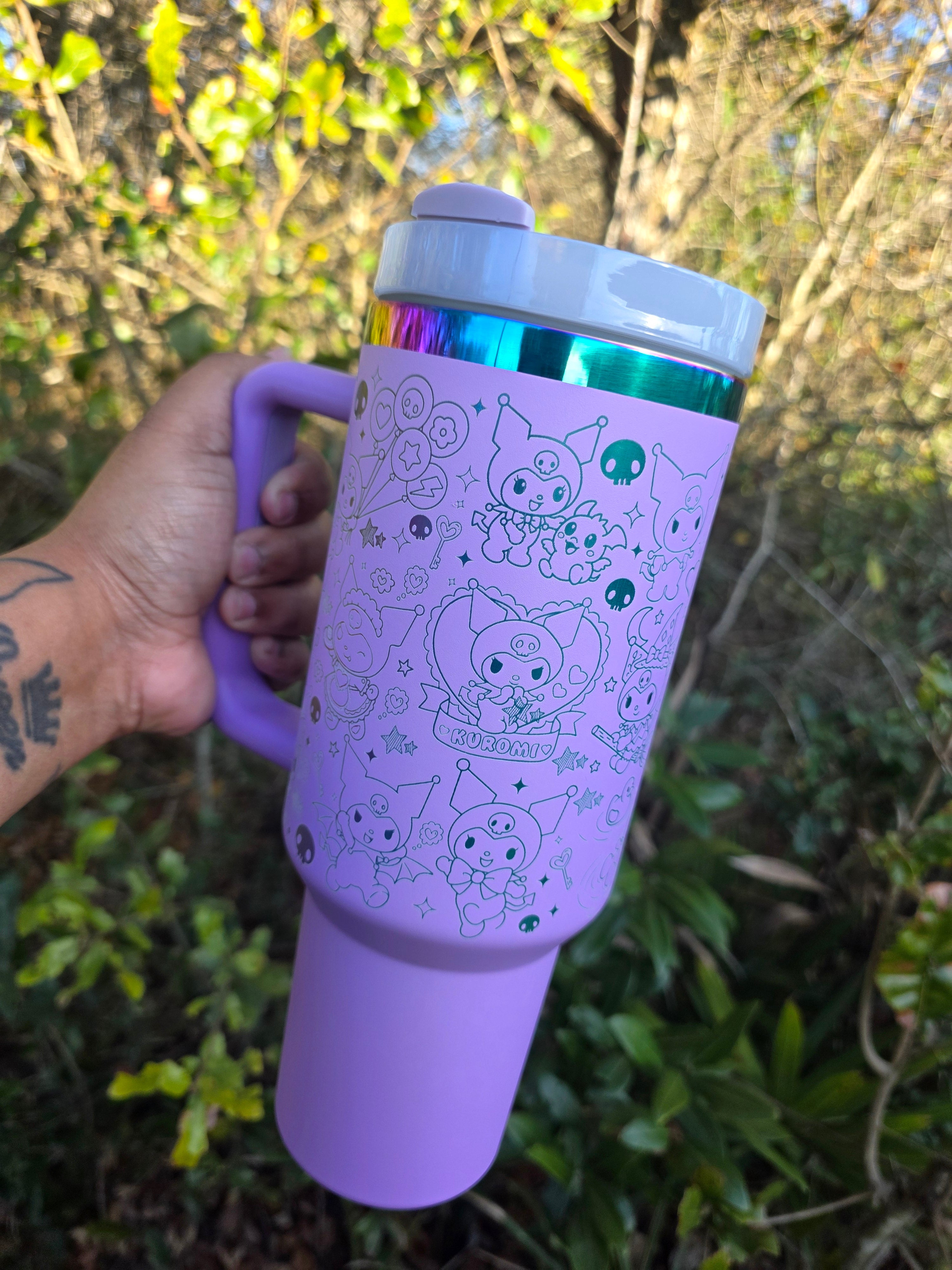 Bunny Laser Engraved Stanley Tumbler