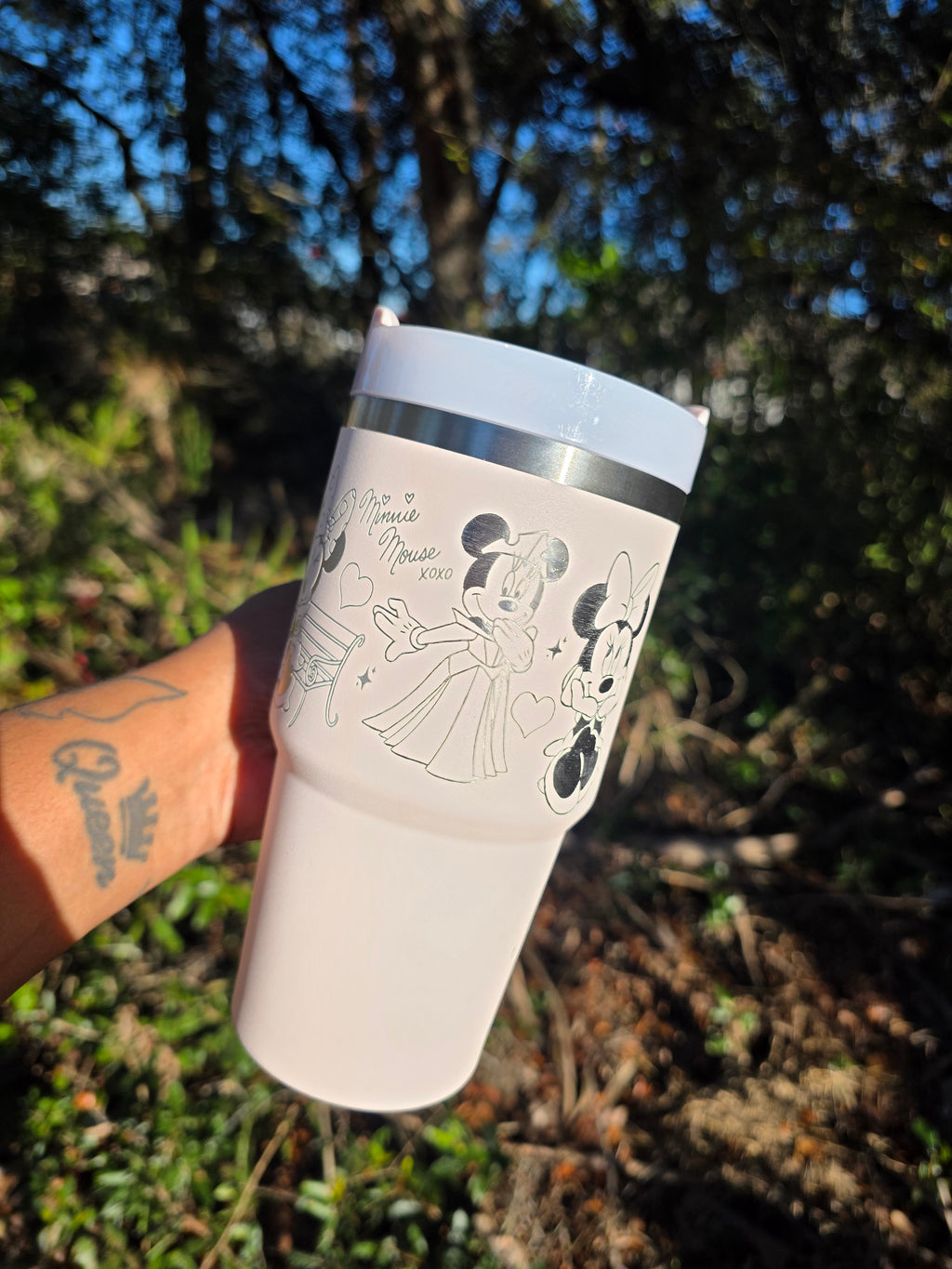 Girl Mouse Children Laser Engraved Stanley Tumbler